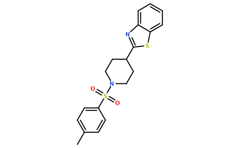 Piperidine, 4-(2-benzothiazolyl)-1-[(4-methylphenyl)sulfonyl]- (9CI)