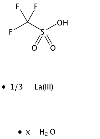 tris(trifluoromethylsulfonyloxy)lanthanumhydrate