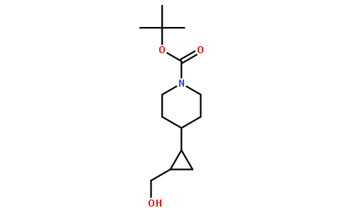 4-[(1R,2S)-2-(羟甲基) 环丙基]-1-哌啶羧酸