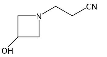 1-​Azetidinepropanenitr​ile, 3-​hydroxy