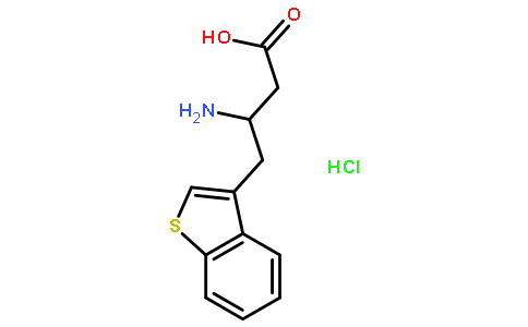 (S)-3-氨基-4-(3-苯并噻吩基)-丁酸盐酸盐