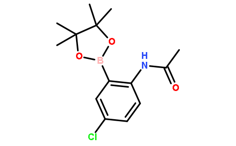 2-乙酰胺-5-氯苯硼酸频那醇酯