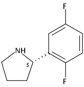 (2S)-2-(2,5-二氟苯基)吡咯烷