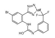 1-[4-Bromo-2-(1H-tetrazol-5-yl)phenyl]-3-[3-(trifluoromethyl)phen yl]ure