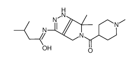 3-甲基-N-[1,4,5,6-四氢-6,6-二甲基-5-[(1-甲基-4-哌啶基)甲酰基]吡咯并[3,4-C]吡唑-3-基]丁酰胺