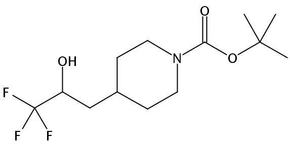 tert-Butyl 4-(3,3,3-trifluoro-2-hydroxypropyl)piperidine-1-carboxylate