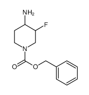 benzyl 4-amino-3-fluoropiperidine-1-carboxylate