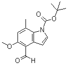 4-甲酰基-5-甲氧基-7-甲基-1H-吲哚-1-羧酸叔丁酯