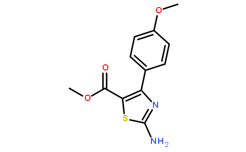 2-氨基-4-(4-甲氧基苯基)噻唑-5-羧酸甲酯