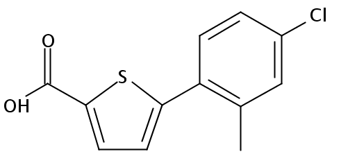 5-(4-氯-2-甲基苯基)噻吩-2-羧酸