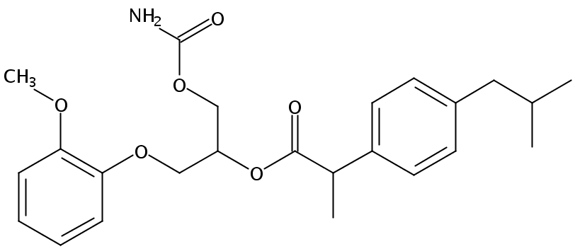 Ibuprofen Methocarbamol Ester (Mixture of Diastereomers)