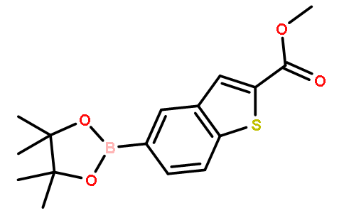 5-(4,4,5,5-四甲基-1,3,2-二噁硼烷-2-基)苯并噻吩-2-羧酸甲酯