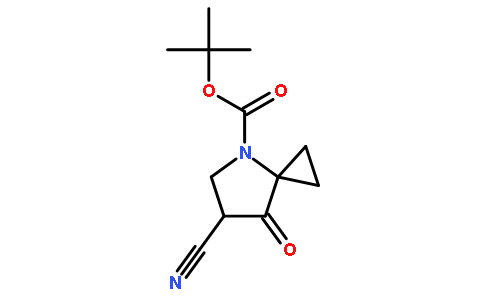 TERT-BUTYL 6-CYANO-7-OXO-4-AZASPIRO[2.4]HEPTANE-4-CARBOXYLATE