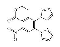 2-硝基-4,5-二(1-吡唑)苯甲酸乙酯