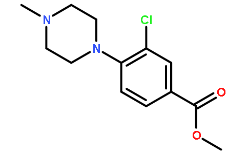 3-氯-4-(4-甲基哌嗪)苯甲酸甲酯