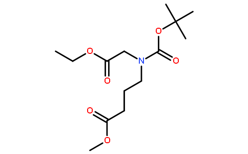 4-[N-Boc-N-(2-乙氧基-2-氧代乙基)氨基]丁酸甲酯