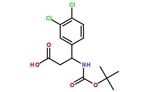 3-[(叔丁氧基羰基)氨基]-3-(3,4-二氯苯基)丙酸