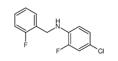 4-Chloro-2-fluoro-N-(2-fluorobenzyl)aniline