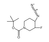 2-Methyl-2-propanyl (3R,4R)-4-azido-3-fluoro-1-piperidinecarboxyl ate