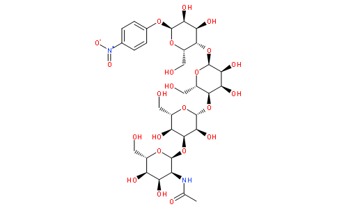 4-Nitrophenyl 2-acetamido-2-deoxy-α-L-allopyranosyl-(1->3)-β-L-allopyranosyl-(1->4)-α-L-allopyranosyl-(1->4)-α-L-gulopyranoside
