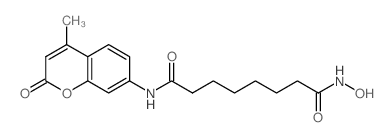 N'-hydroxy-N-(4-methyl-2-oxochromen-7-yl)octanediamide