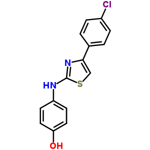 4-[[4-(4-氯苯基)-2-噻唑基]氨基]苯酚