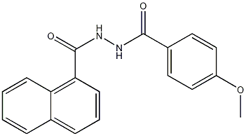 1-(4-甲氧苯甲酰基)-2-(1-萘甲酰基)-肼