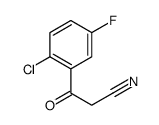 3-(2-Chloro-5-fluorophenyl)-3-oxopropanenitrile