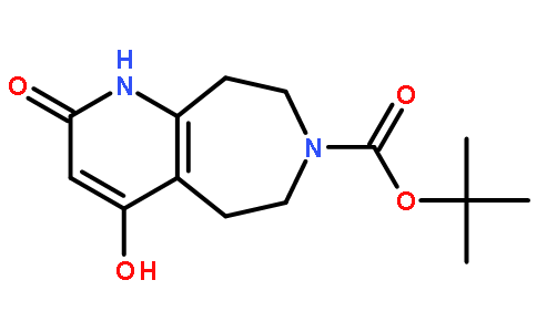 4-羟基-2-氧代-5,6,8,9-四氢-1H-吡啶并[2,3-d]氮杂卓-7(2H)-羧酸叔丁酯