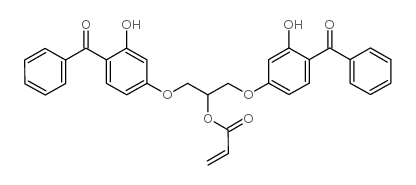 1,3-二(4-苯甲酰-3-羟基苯氧基)-2-丙基丙烯酰酸酯