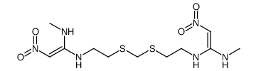 1,1’-N-[Methylenebis(sulphanediylethylene)]bis(N’-methyl-2-nitroethene-1,1-diamine