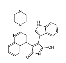 3-(1H-吲哚-3-基)-4-[2-(4-甲基哌嗪-1-基)喹唑啉-4-基]吡咯-2,5-二酮