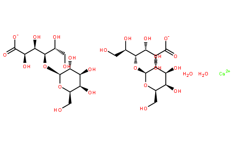4-O-β-D-吡喃半乳糖基-D-葡萄糖酸 半钙盐 一水合物