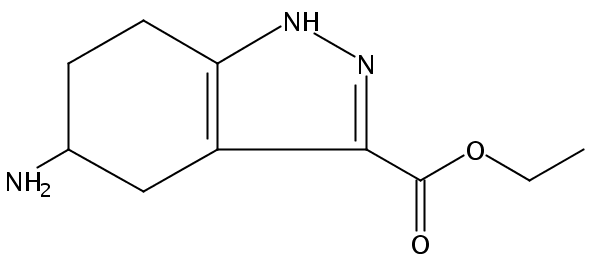 ethyl 5-azanyl-4,5,6,7-tetrahydro-1H-indazole-3-carboxylate
