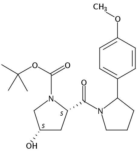 (2S,4s)-4-羟基-2-(2-(4-甲氧基苯基)吡咯烷-1-羰基)吡咯烷-1-羧酸叔丁酯