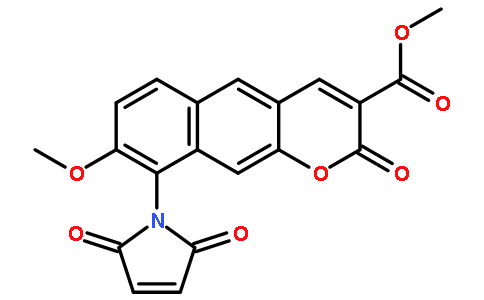 methyl 9-(2,5-dioxopyrrol-1-yl)-8-methoxy-2-oxobenzo[g]chromene-3-carboxylate