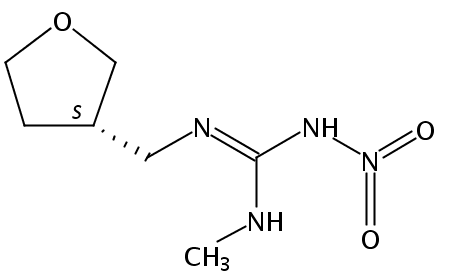 2-methyl-1-nitro-3-[[(3S)-oxolan-3-yl]methyl]guanidine