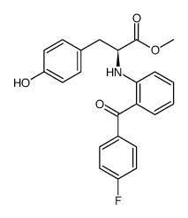 L-Tyrosine, N-[2-(4-fluorobenzoyl)phenyl]-, methyl ester