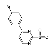 4-(4-溴苯基) -2-甲砜基嘧啶