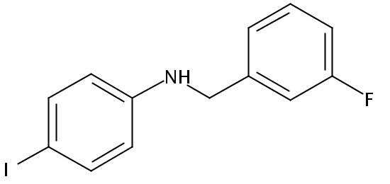 Benzenemethanamine, 3-fluoro-N-(4-iodophenyl)-