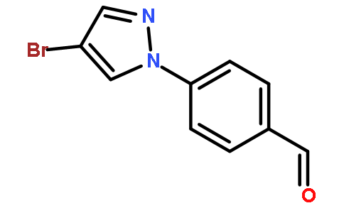 4-(4-溴-1H-吡唑-1-基)苯甲醛