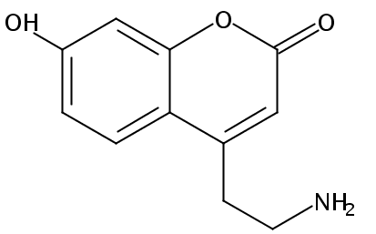 4- (2- aminoethyl) - 7- hydroxychromen- 2- one