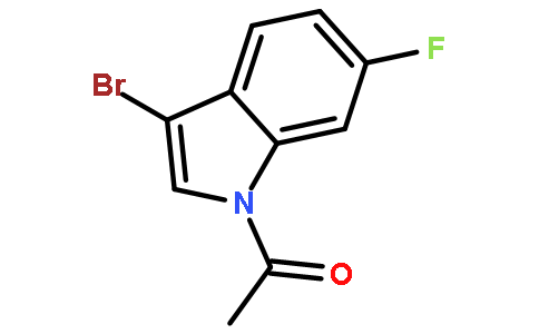 1-乙酰基-3-溴-6-氟吲哚