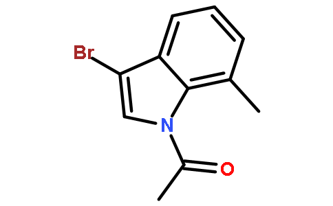 1-乙酰基-3-溴-7-甲基吲哚