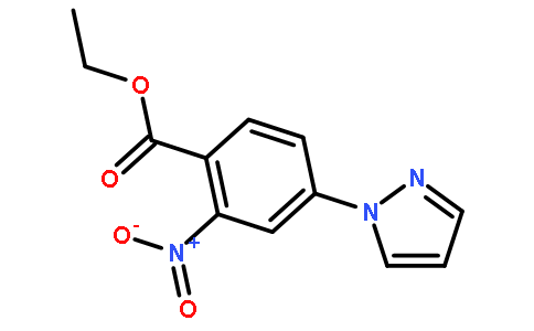 2-硝基-4-(1-吡唑基)苯甲酸乙酯