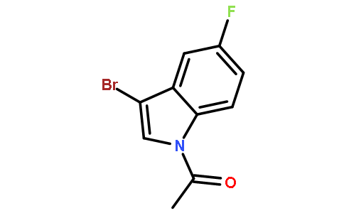 1-乙酰基-3-溴-5-氟吲哚