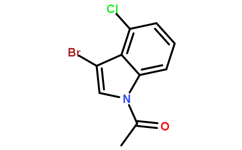 1-乙酰基-3-溴-4-氯吲哚