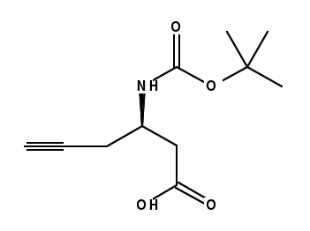 (R)-3-(Boc-氨基)-5-己炔酸