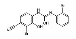 1-(3-溴-4-氰基-2-羥基-苯基)-3-(2-溴苯基)脲