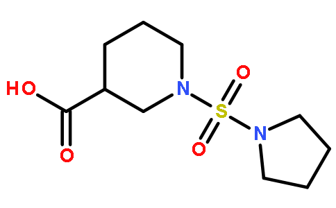 1-(吡咯烷-1-磺酰基)哌啶-3-羧酸